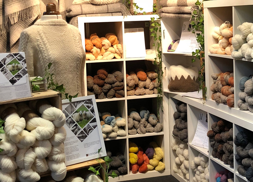 Edinburgh Yarn Festival Fruity Knitting Podcast Knockando Woolmill