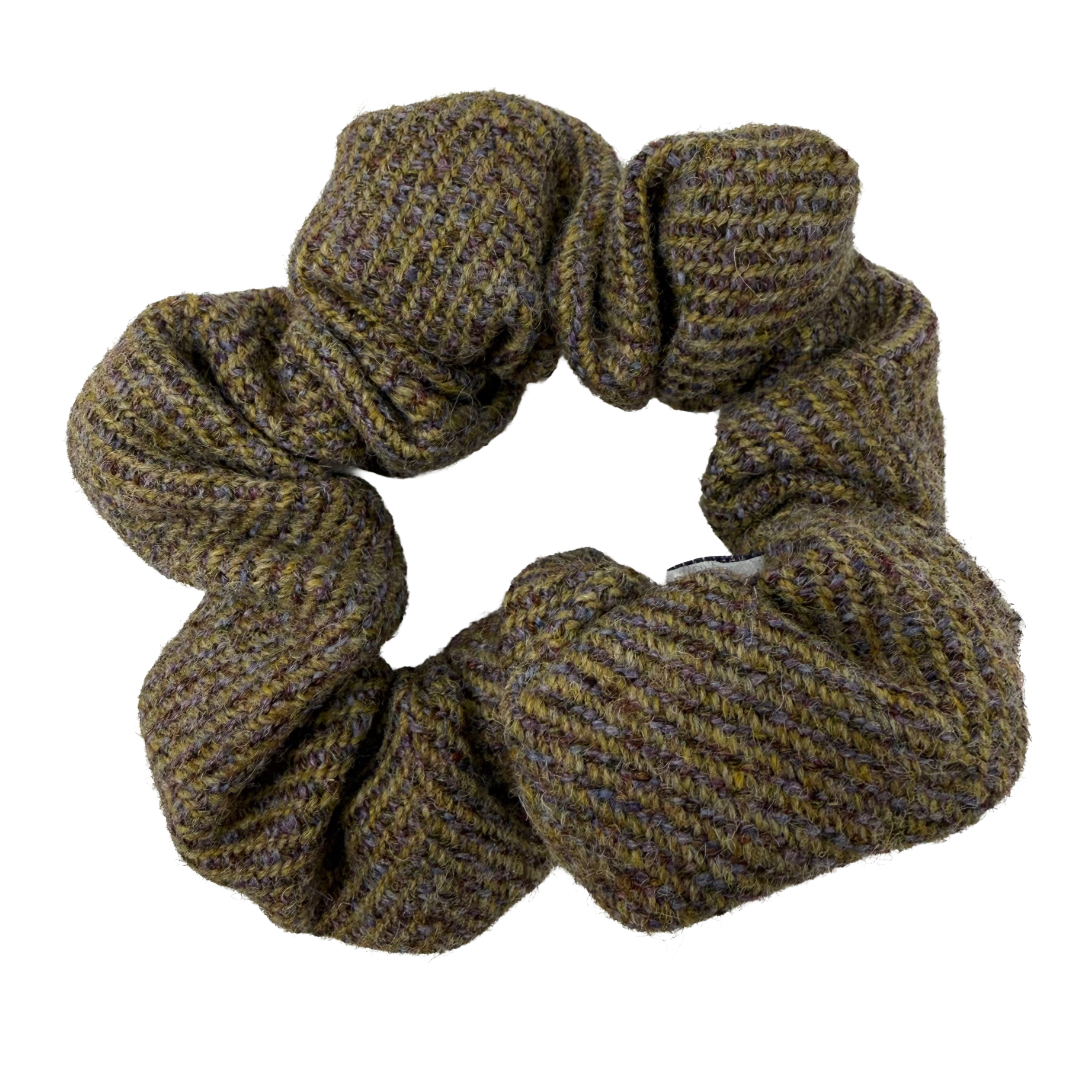 Tweed Hair Scrunchie