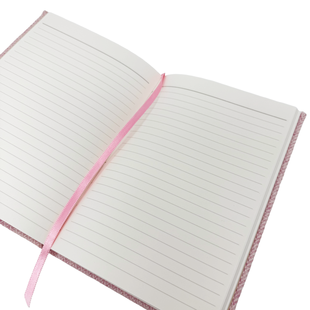 Blossom Herringbone A5 Notebook