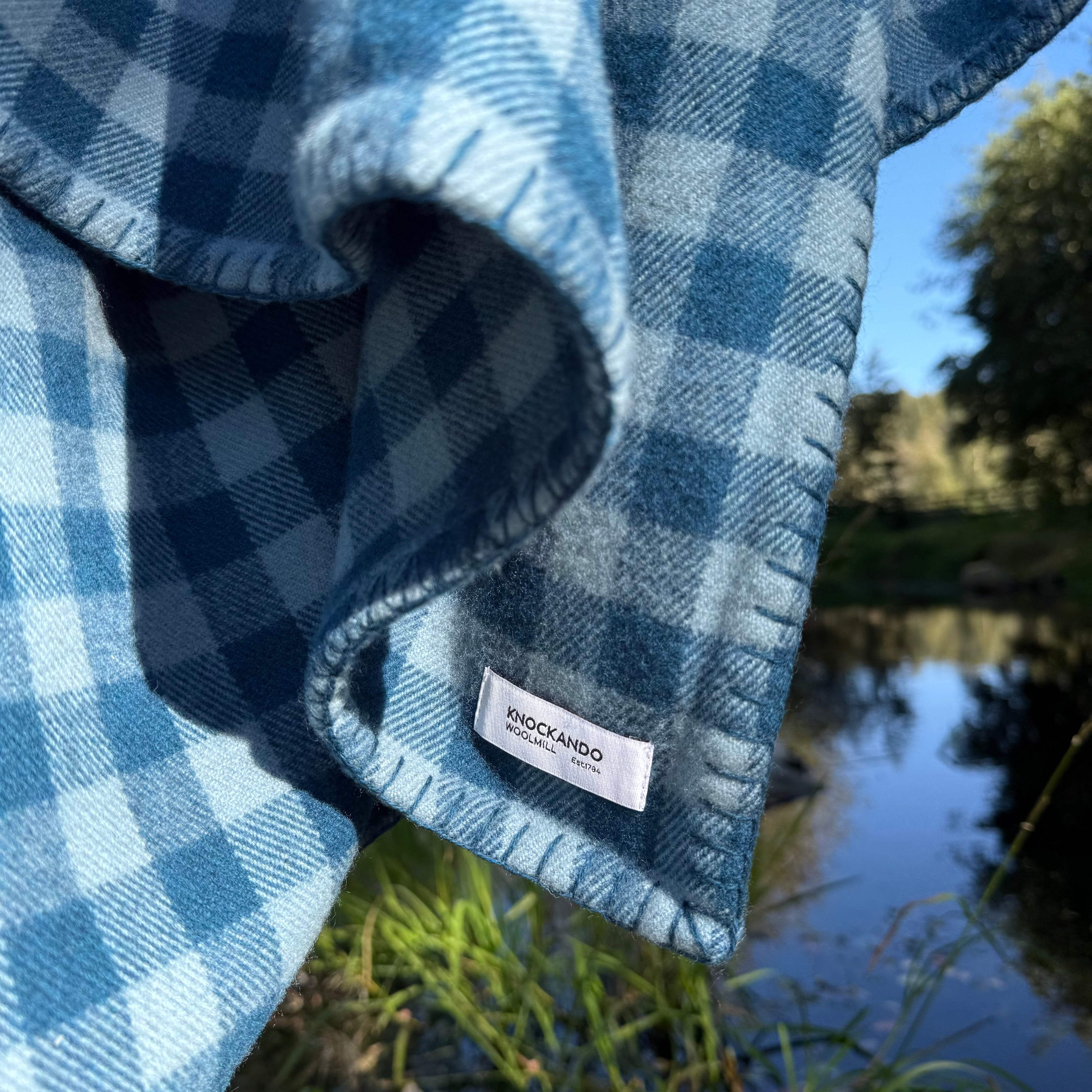 Mill Pond Check Blanket