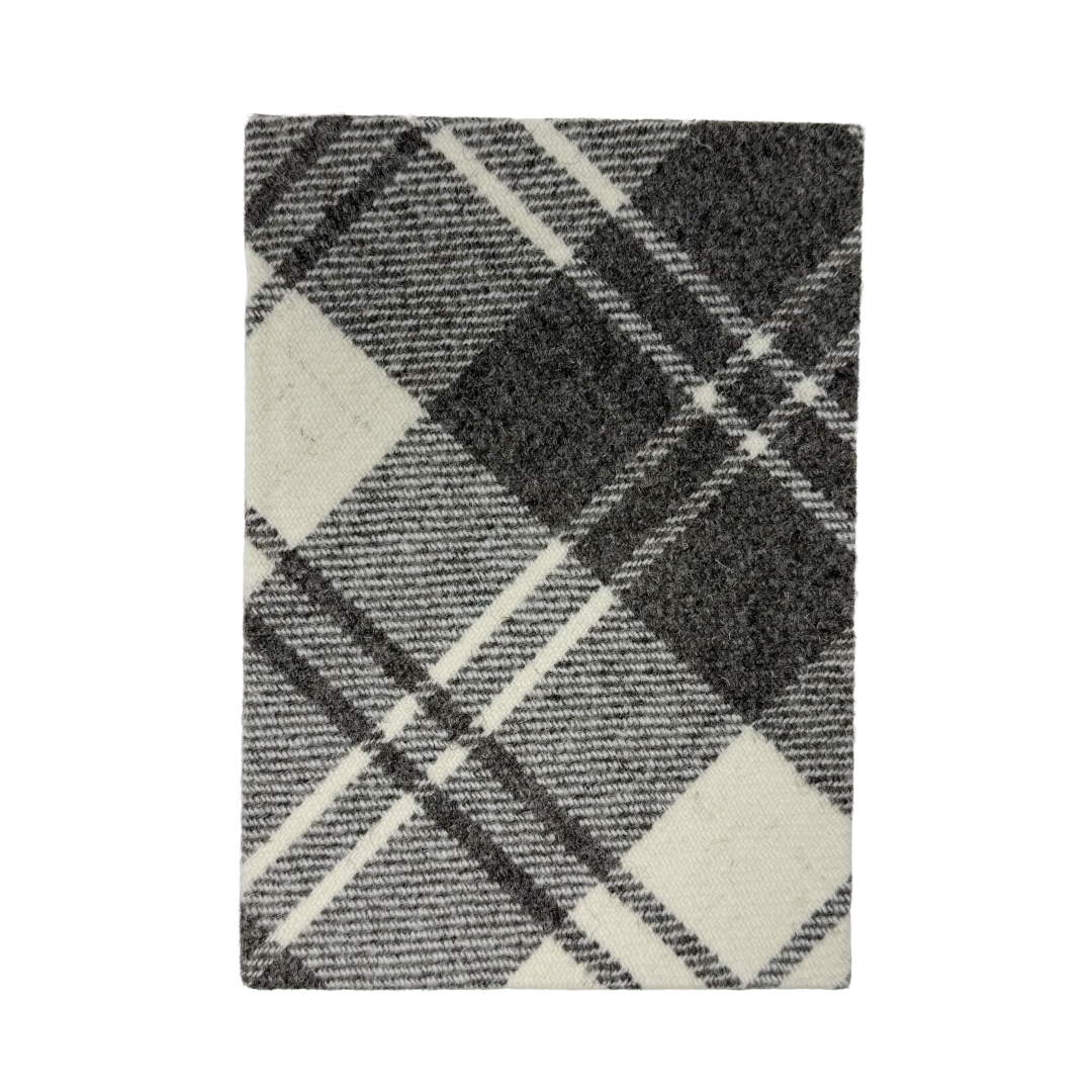 Grey Windowpane A5 Notebook