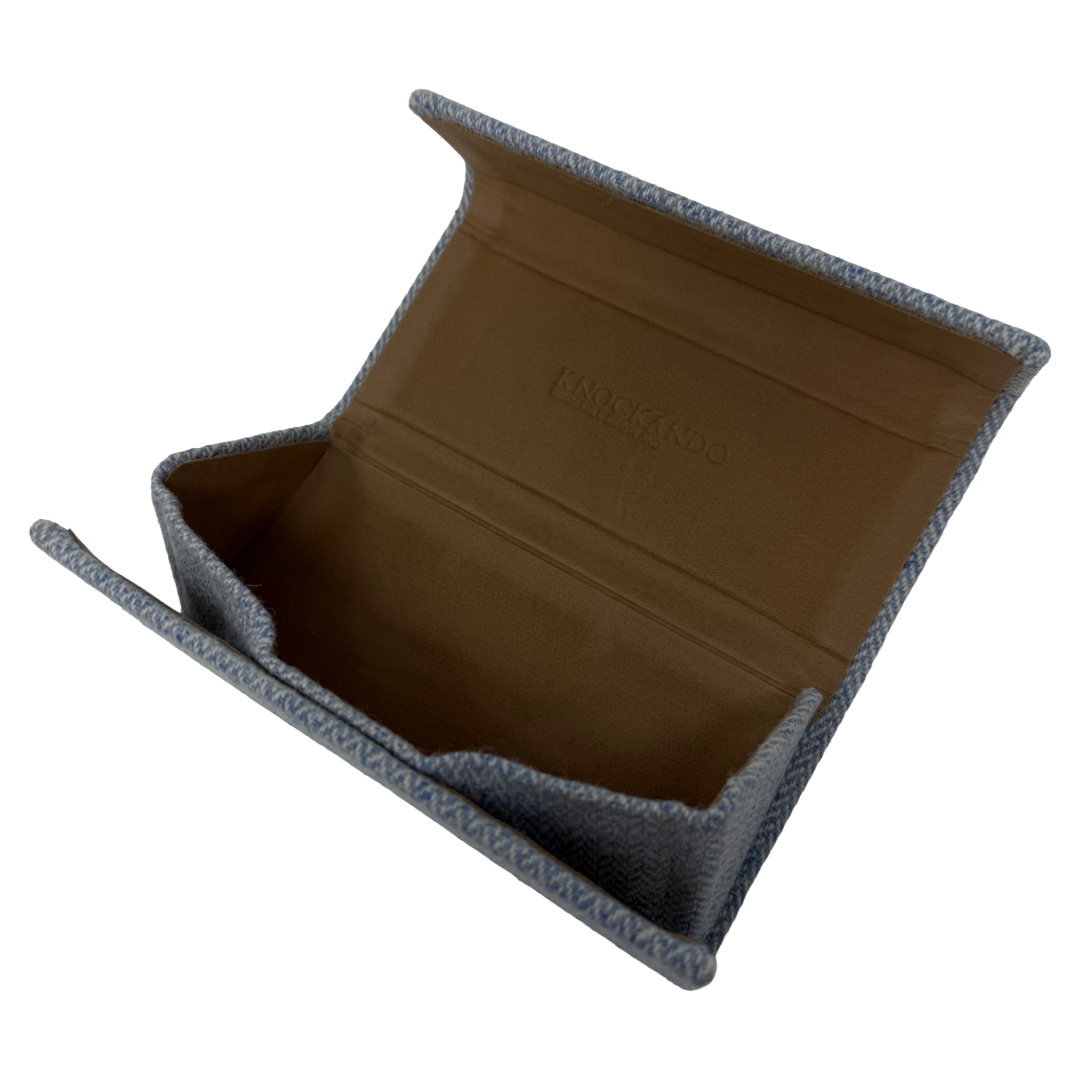 Frost Herringbone Glasses Case