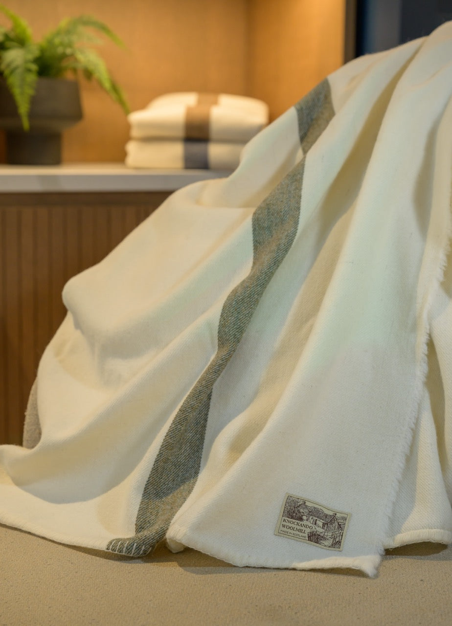 Commemorative War Blanket - Brown Stripe