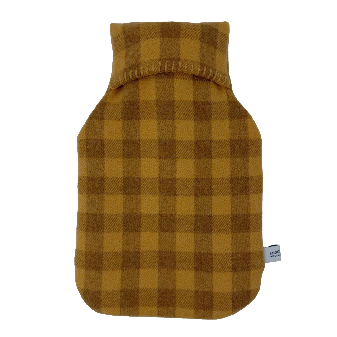 Millet Check Hot Water Bottle