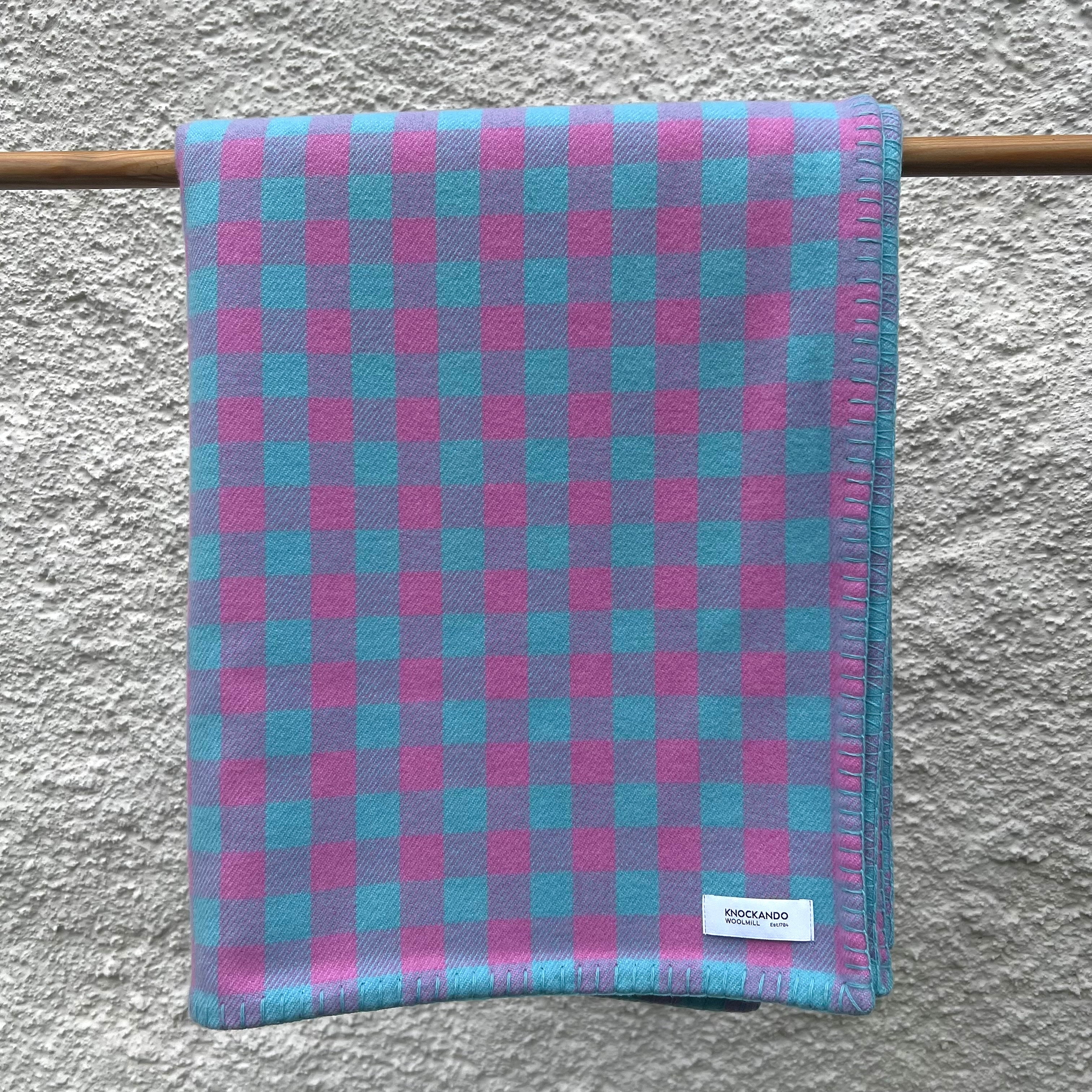 The Makers' Spring Check Blanket