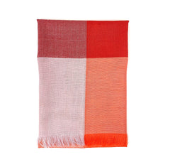 Coral Red Scarf
