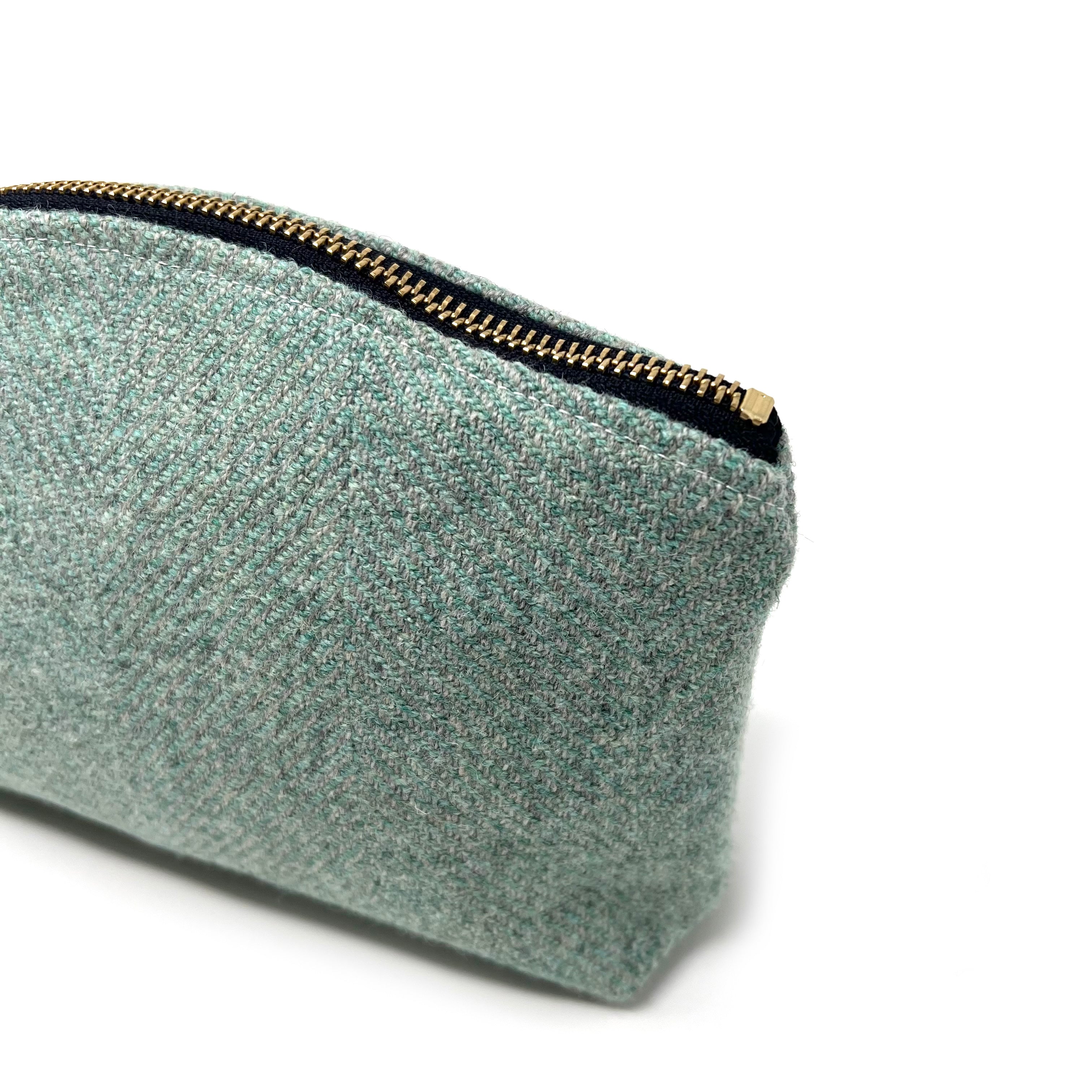 Mint Herringbone Eclipse Bag