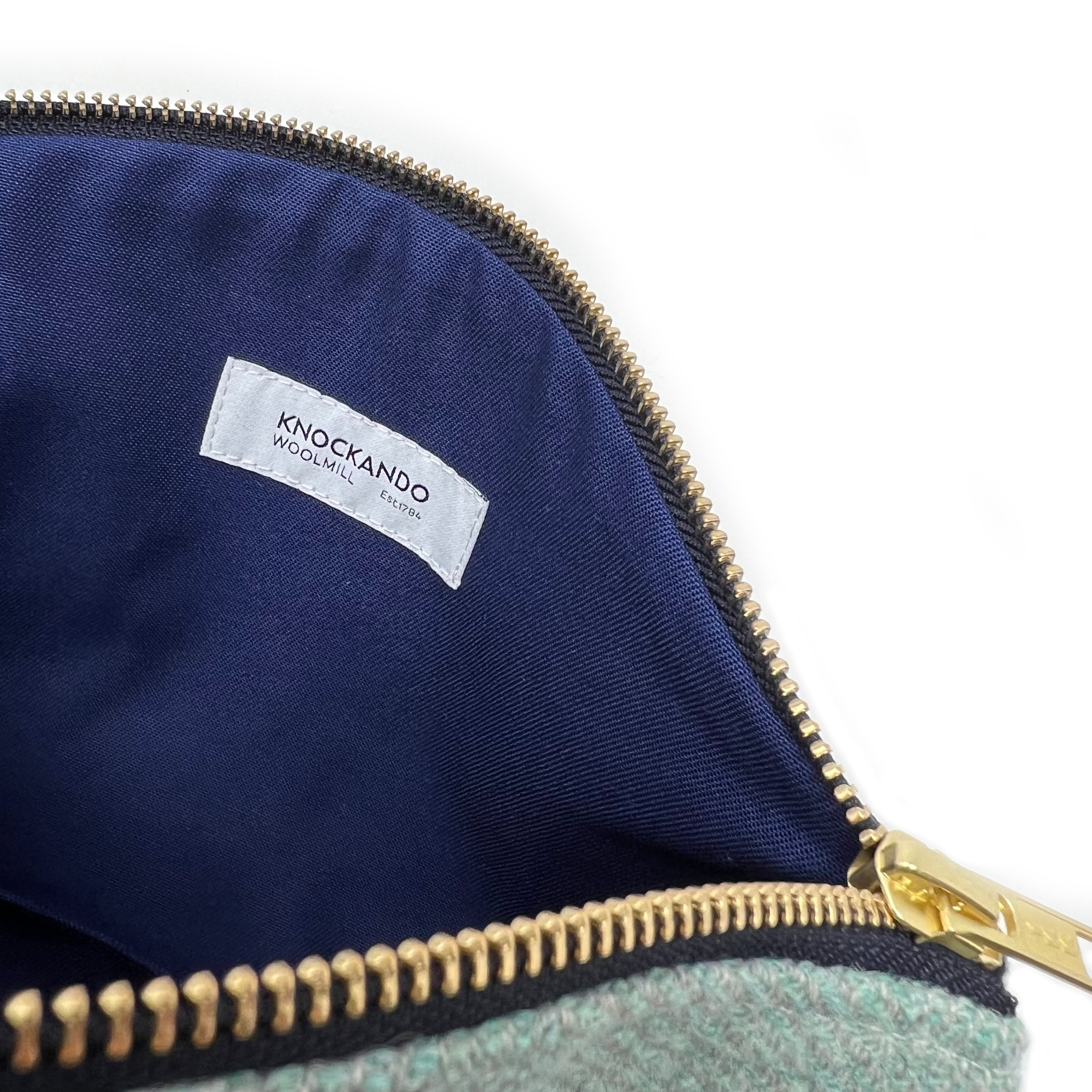 Mint Herringbone Eclipse Bag