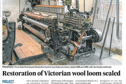 Loom restoration makes headlines