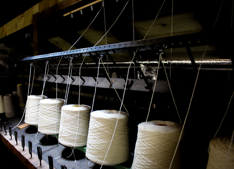 Production at the Woolmill - Plying and Hanking