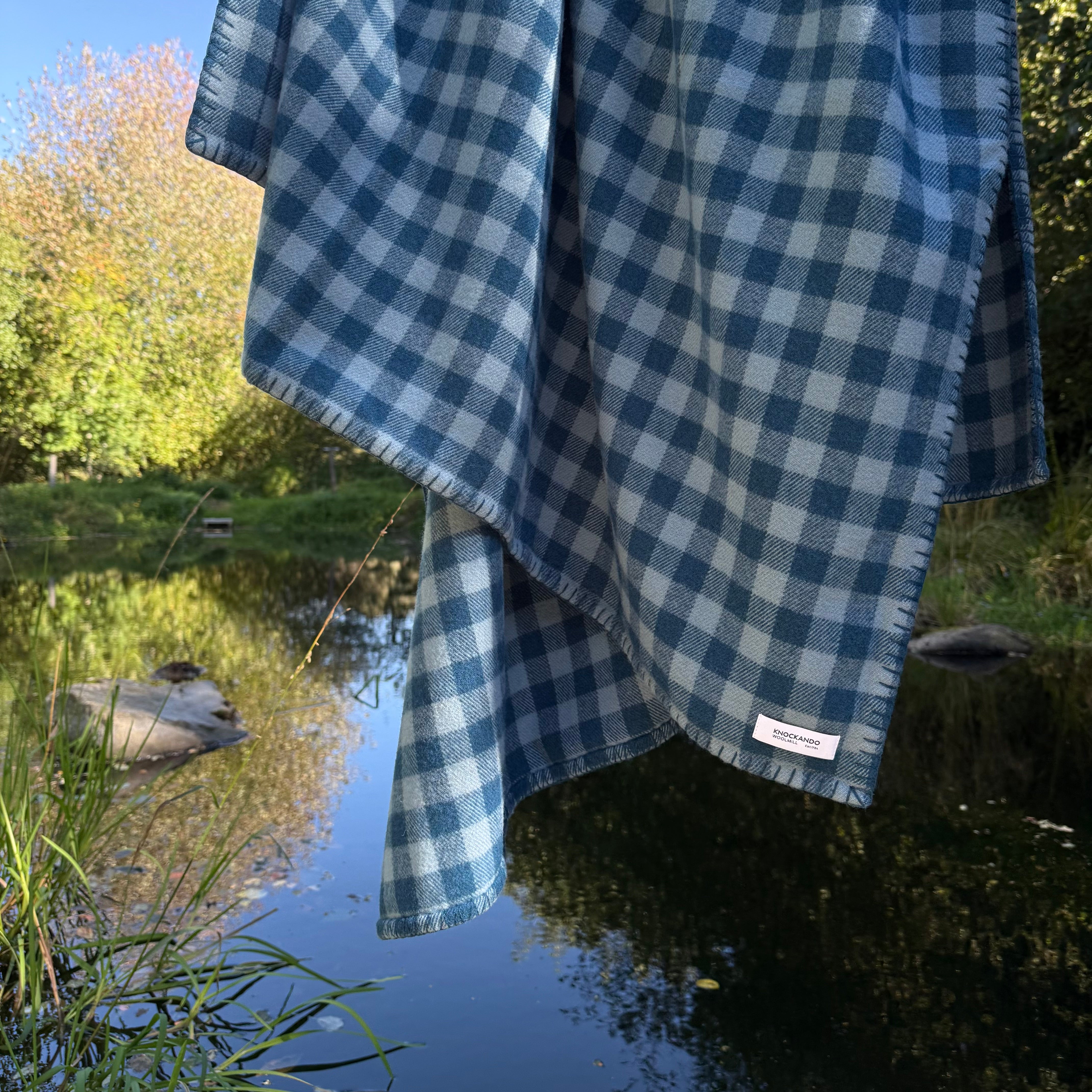 Mill Pond Check Blanket