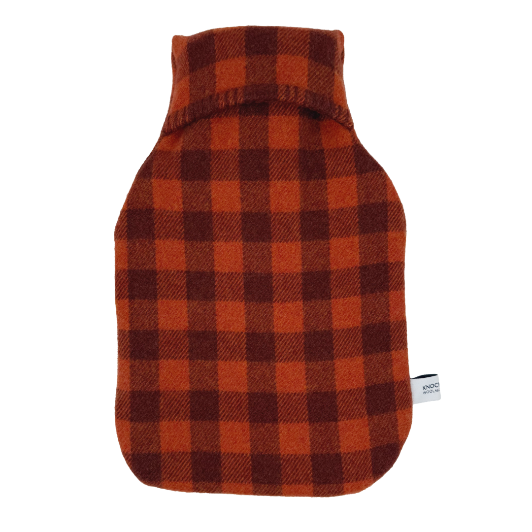 Malt Check Hot Water Bottle Cover