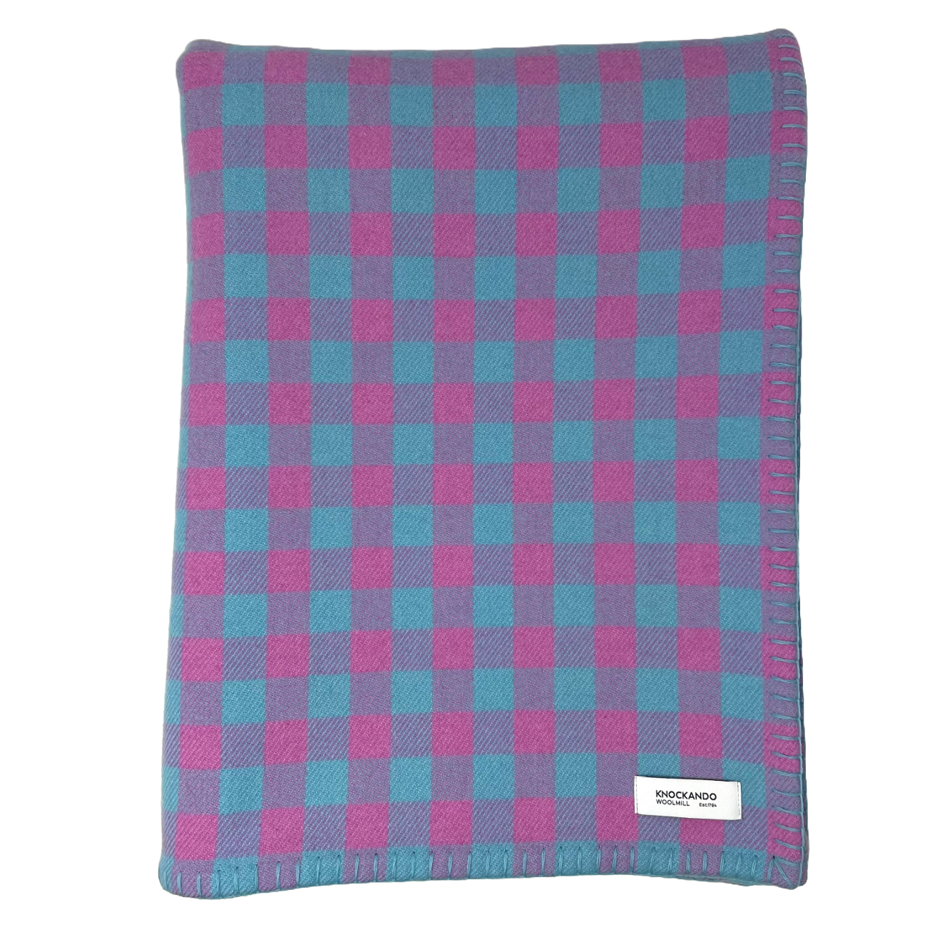 The Makers' Spring Check Blanket