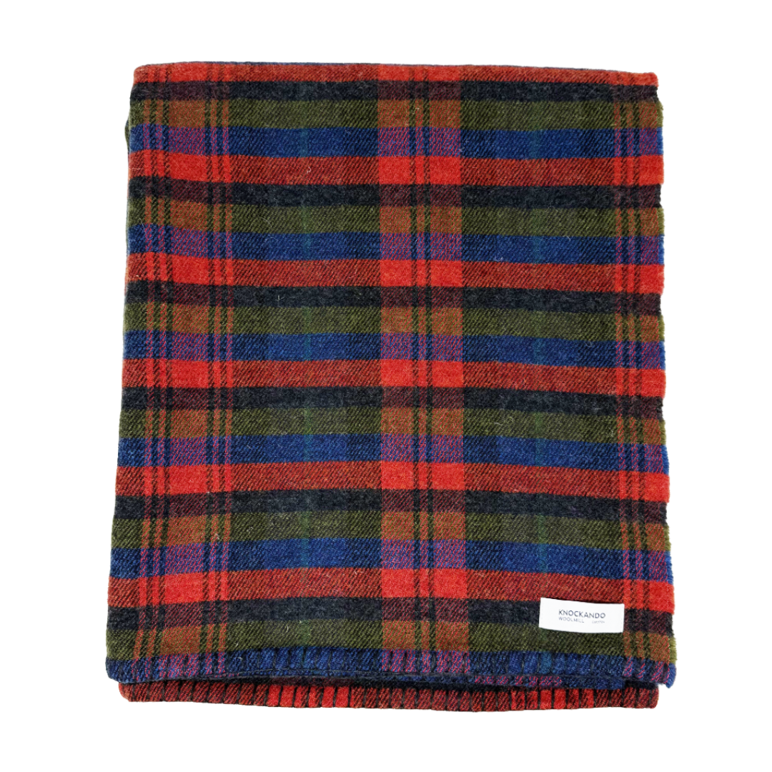 Striped throw - Orange