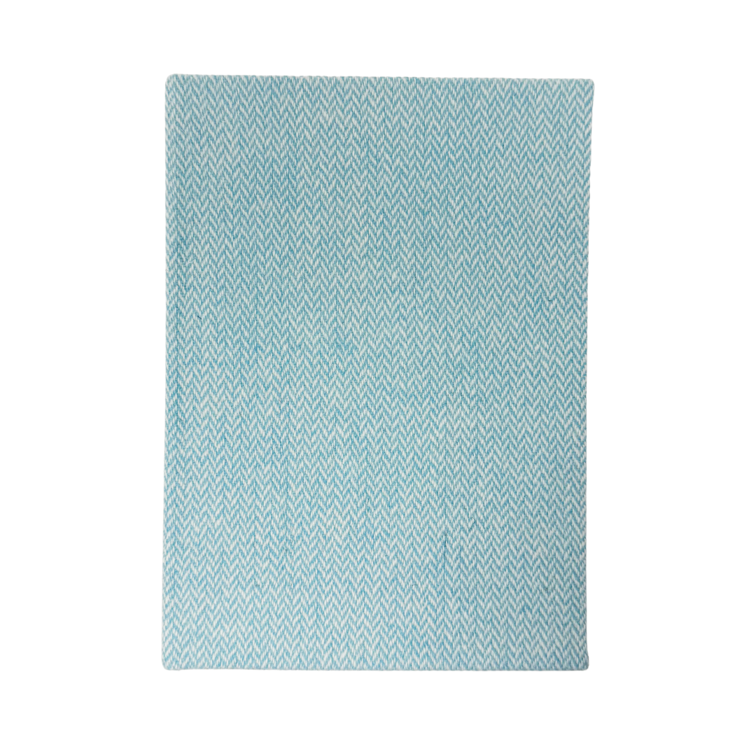 Turquoise Herringbone A5 Notebook