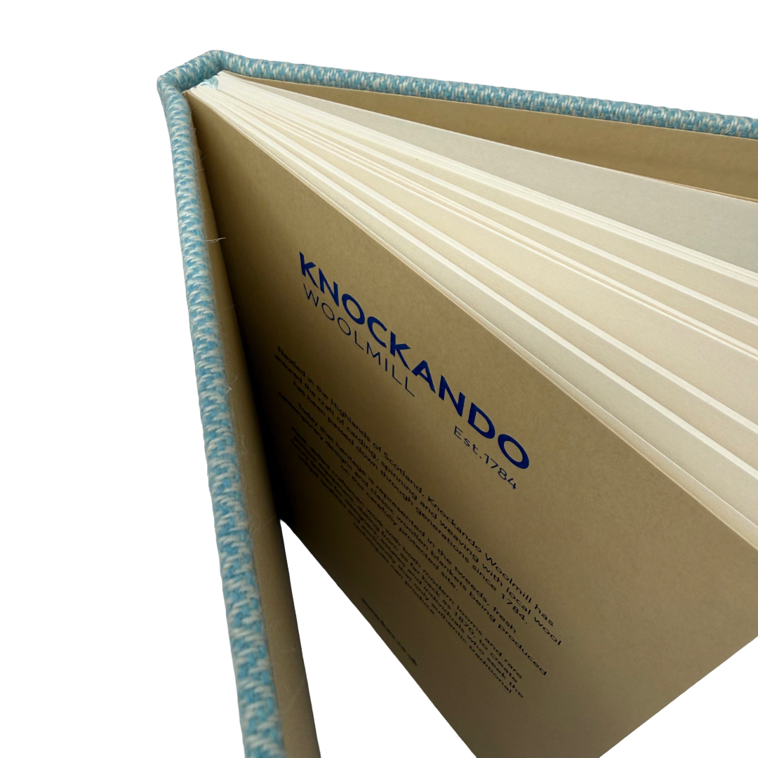 Turquoise Herringbone A5 Notebook