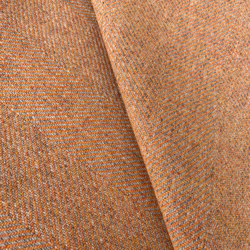 Orange Herringbone